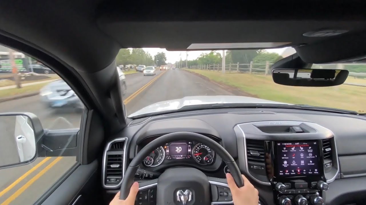 2020 Ram 1500 Bighorn night Edition POV test drive