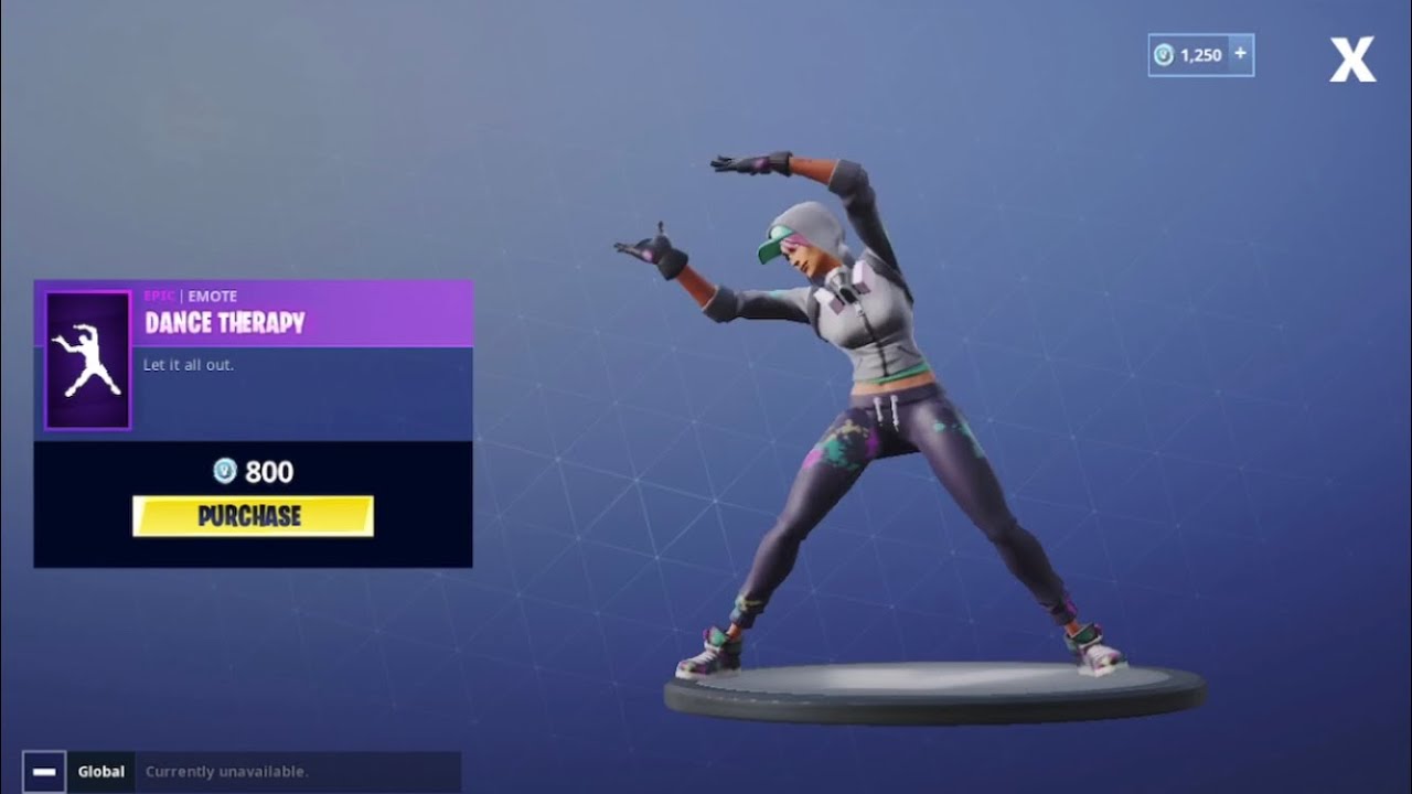 DANCE THERAPY FORTNITE NEW DANCE EMOTE - Let it All Out