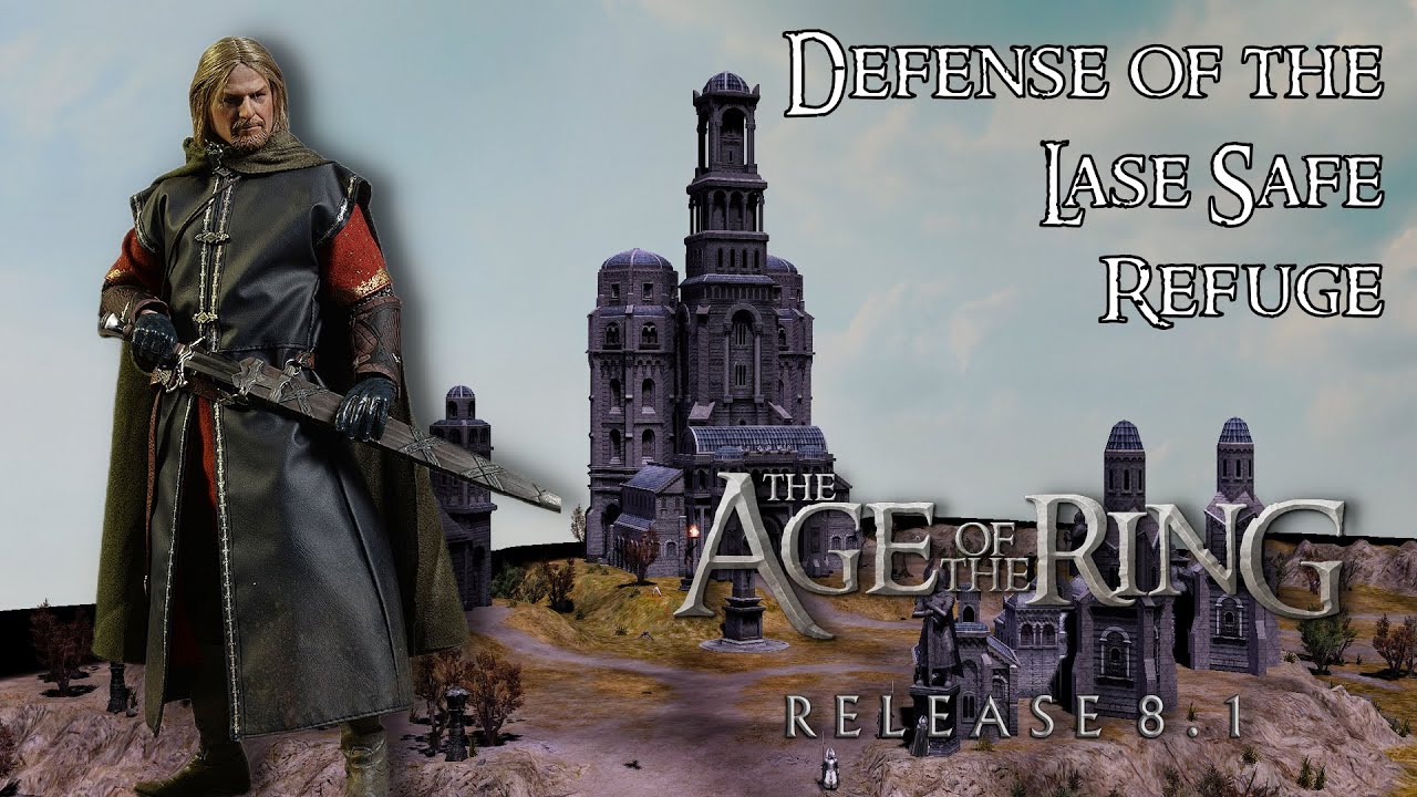 Age of the ring 8.1 Custom Map - Defense of the Last Safe Refuge BFME II RotWK #letsplay #gameplay