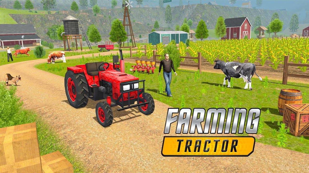 Farming Tractor | FAST PREVIEW PURE VR GAMEPLAY MECHANICS | META OCULUS QUEST | SILENT PLAYER