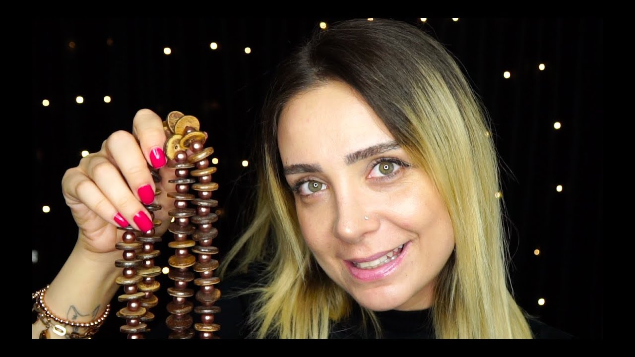 Doğal Taşlı Kolyeler Enerjinizi Yükseltecek / Role Play / Türkçe ASMR