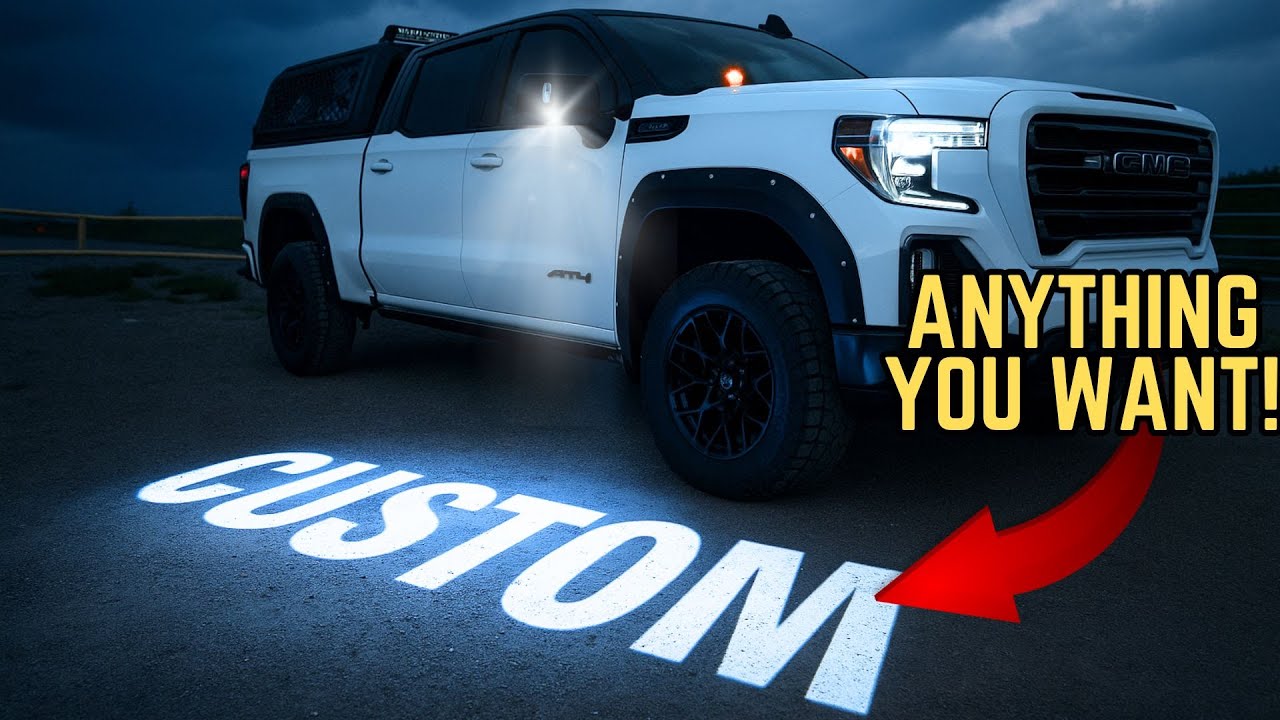 Finally! Custom Puddle Lights for GMC, CHEVY Trucks & SUVs – BadgeBeams Install + Demo
