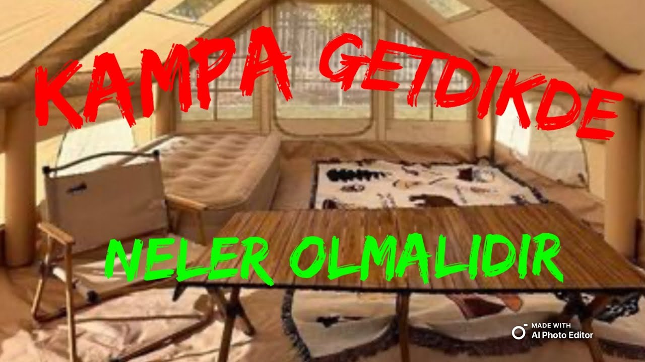 Kamp ləvazimatları. Вещи для кемпинга.