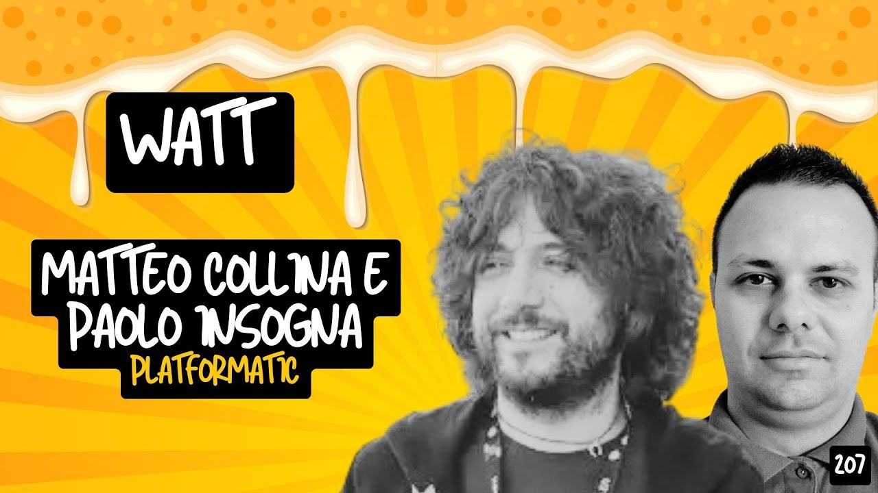 Ep.207 - Watt l'application server per Node.js con Matteo Collina e Paolo Insogna (Platformatic)