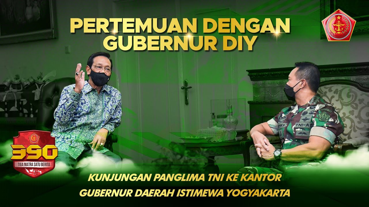 Kunjungan Panglima TNI ke Kantor Gubernur DIY Yogyakarta