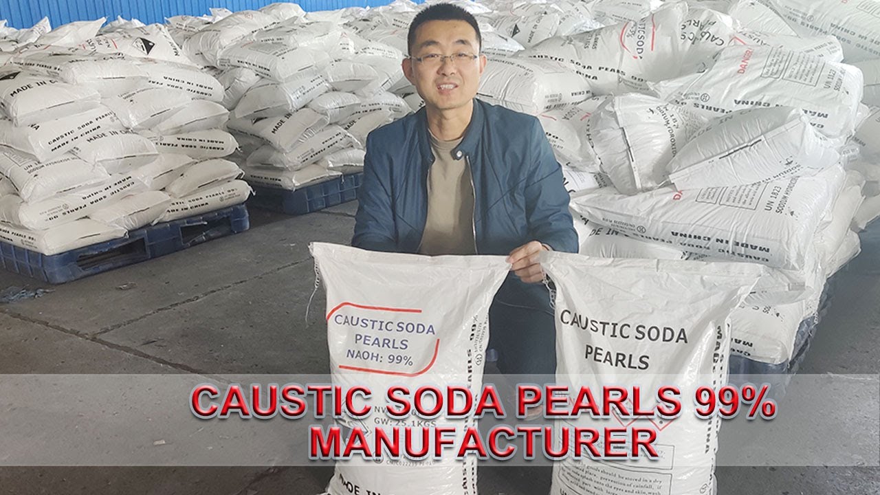 Manufacturer Caustic sod pearls 99% and caustic soda flakes 99%