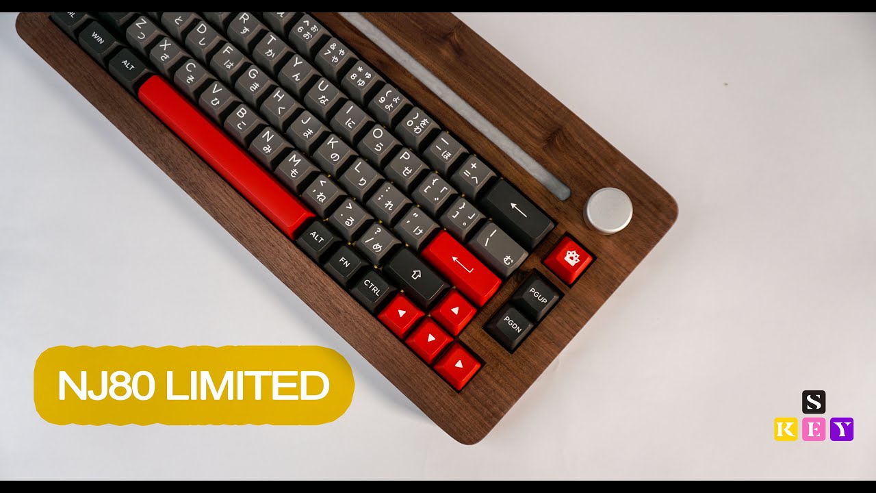 Trên Tay Vỏ Gỗ Đặc Biệt NJ80  - Mechanical Keyboard Wooden Case NJ80 LIMITED