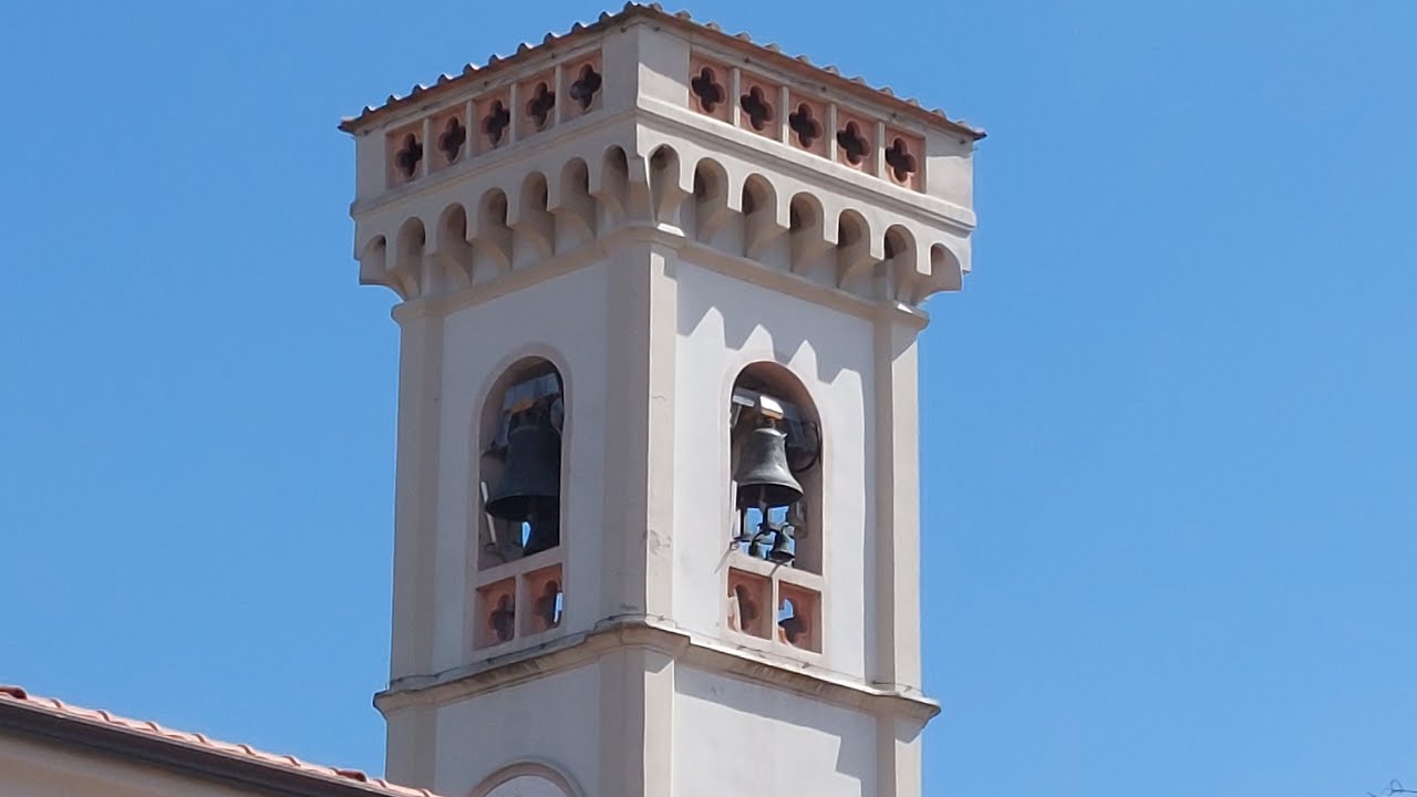 Le campane di Staffoli(PI) Chiesa di San Michele Arcangelo,Vari Plenum festivi + richiamo