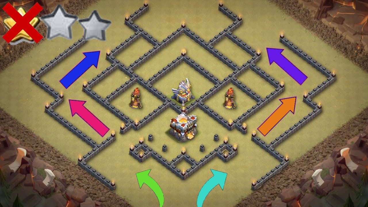 New EPIC Th11 War/Trophy Base - Anti-1 Star [2017] - Southern Teaser (Anti-Bowler)
