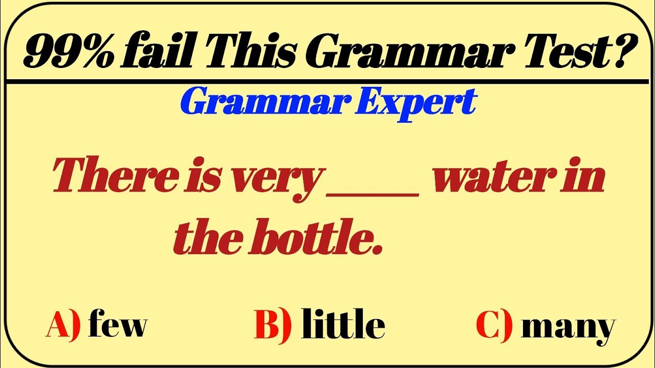English Grammar Quiz | Test Your Tenses, Articles, and Prepositions