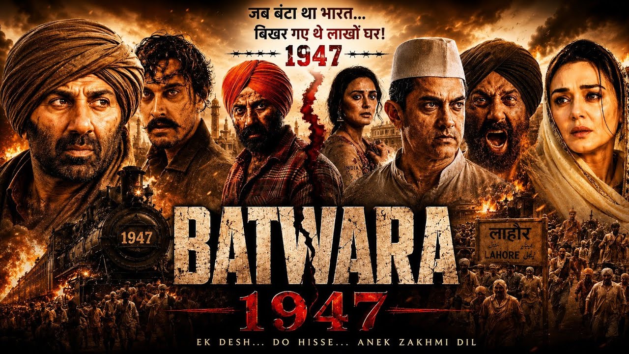 Batwara 1947 Full Movie | Sunny Deol | Preity Zinta | Amir Khan | Facts and Details