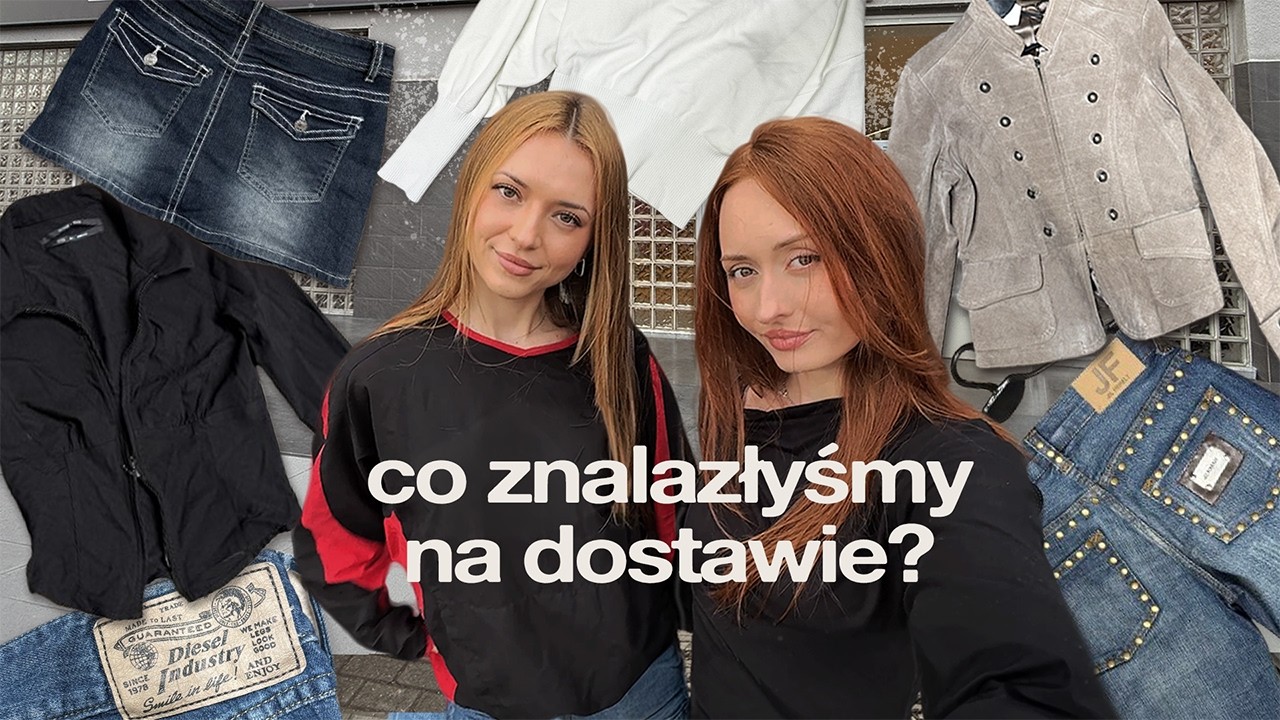 co upolowałyśmy na dostawie w lumpie?