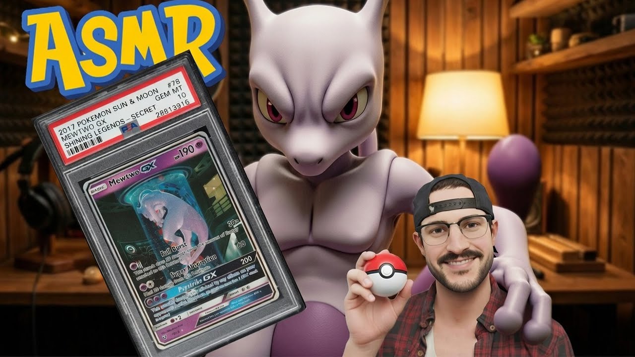 ASMR | ✨ Shining Pokemon History Lesson ✨ (My GRAIL Mewtwo Cards)