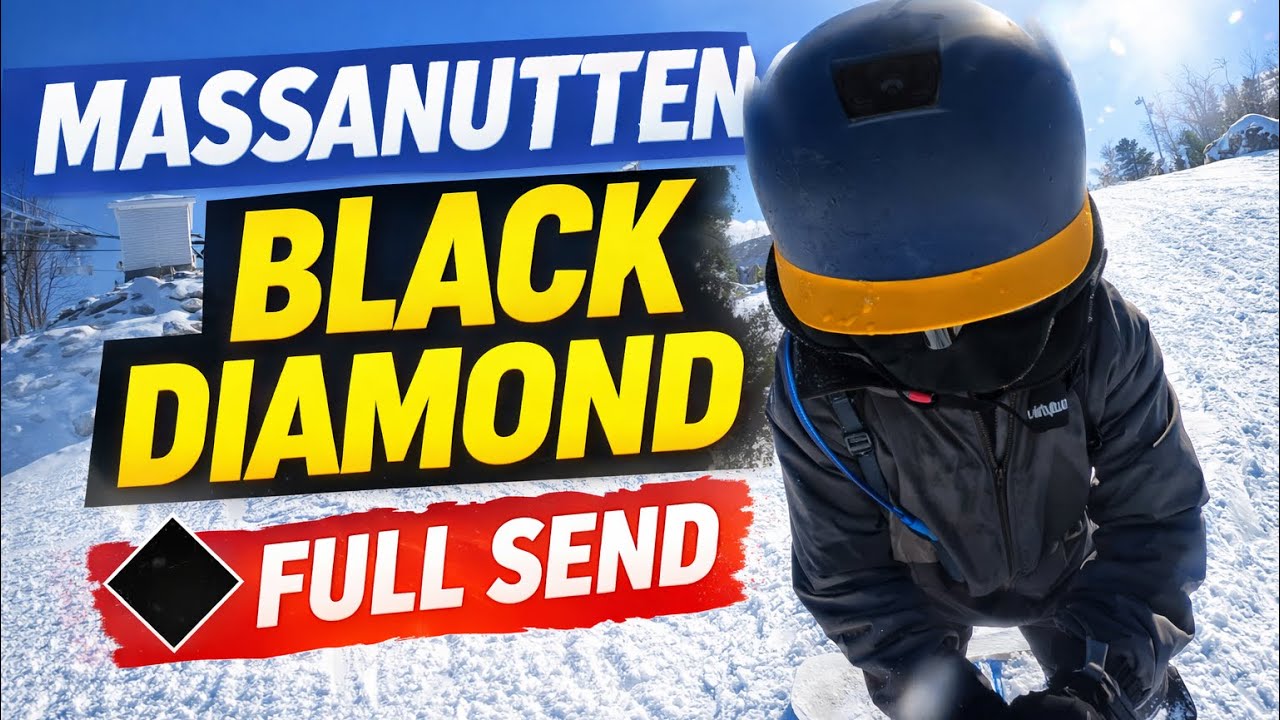 Massanutten Black Diamond Run: Showtime into Lower Showtime | Full Insta360 Ride