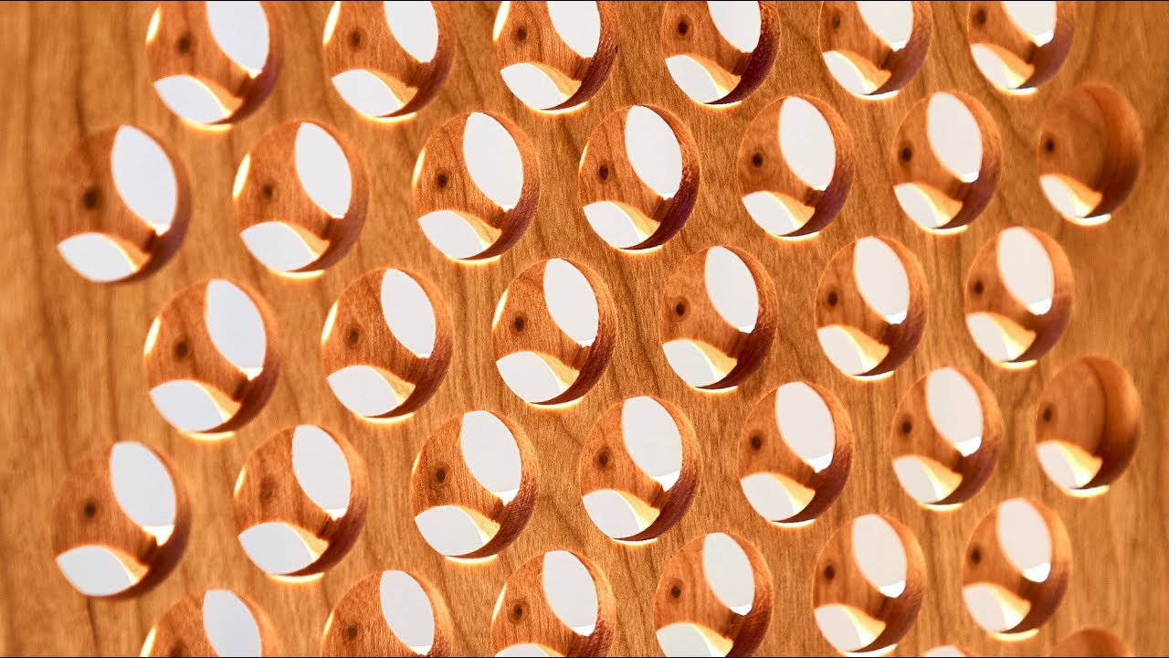 Replicating The Apple Mac Pro Grill in Solid Cherry Wood