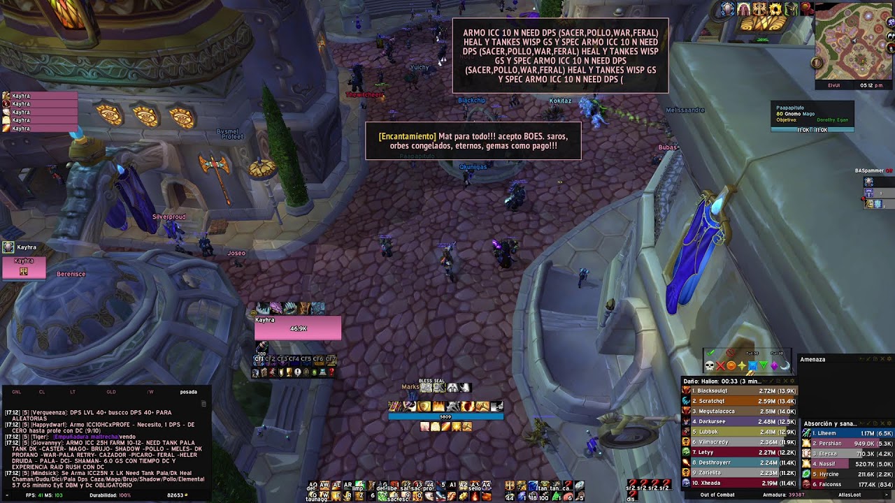 ICC25H en vivo | World of Warcraft WotLK | UltimoWoW