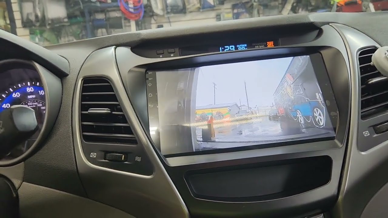 Hyundai Elantra 14-16 tesla android apple carplay backup camera installation
