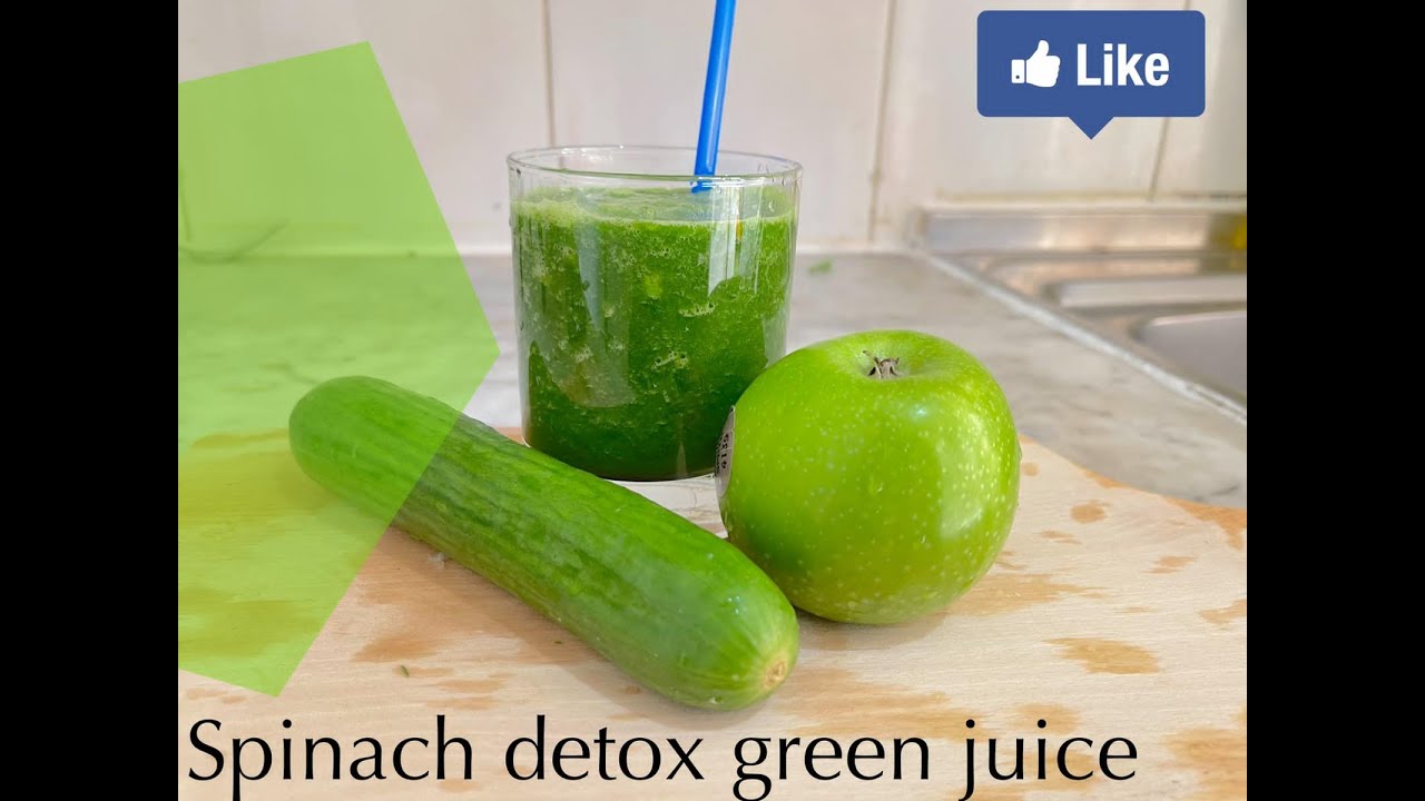 Spinach detox drink