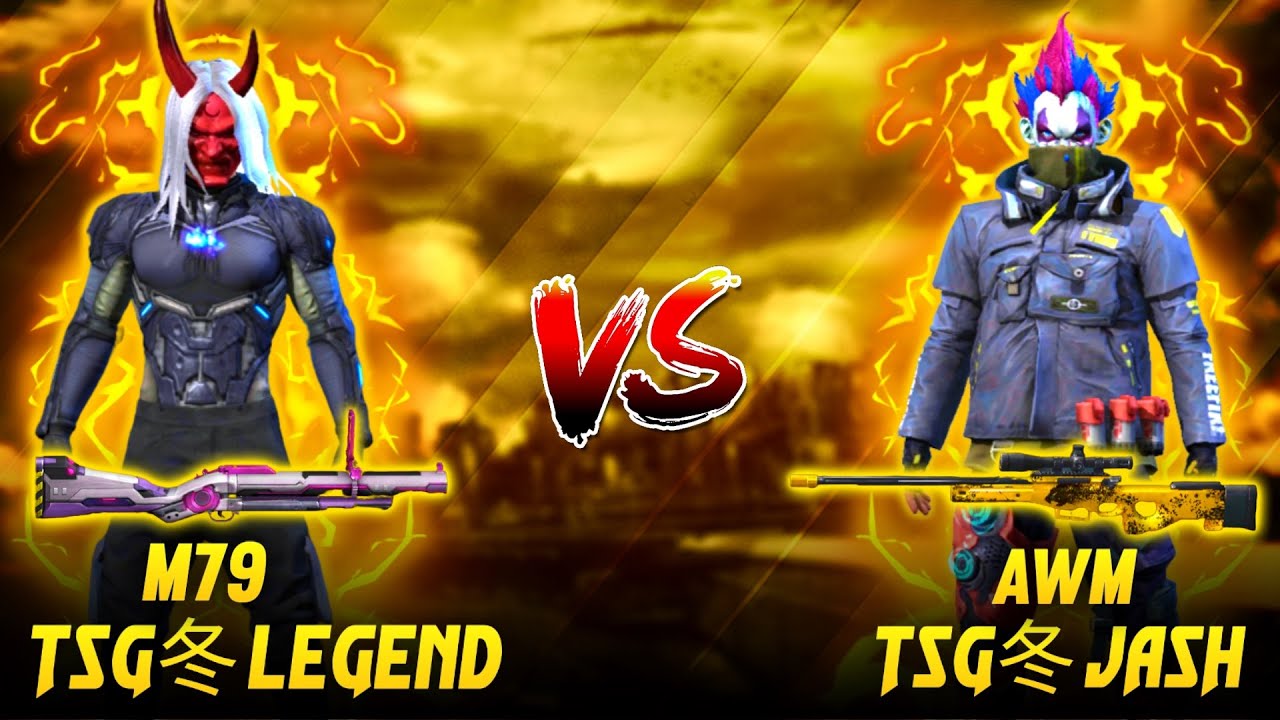 FREEFIRE || M79 VS AWM || TSG JASH VS TSG LEGEND VERSUS CUSTOM ROOM || OMG GAMEPLAY REACTION BY TSG