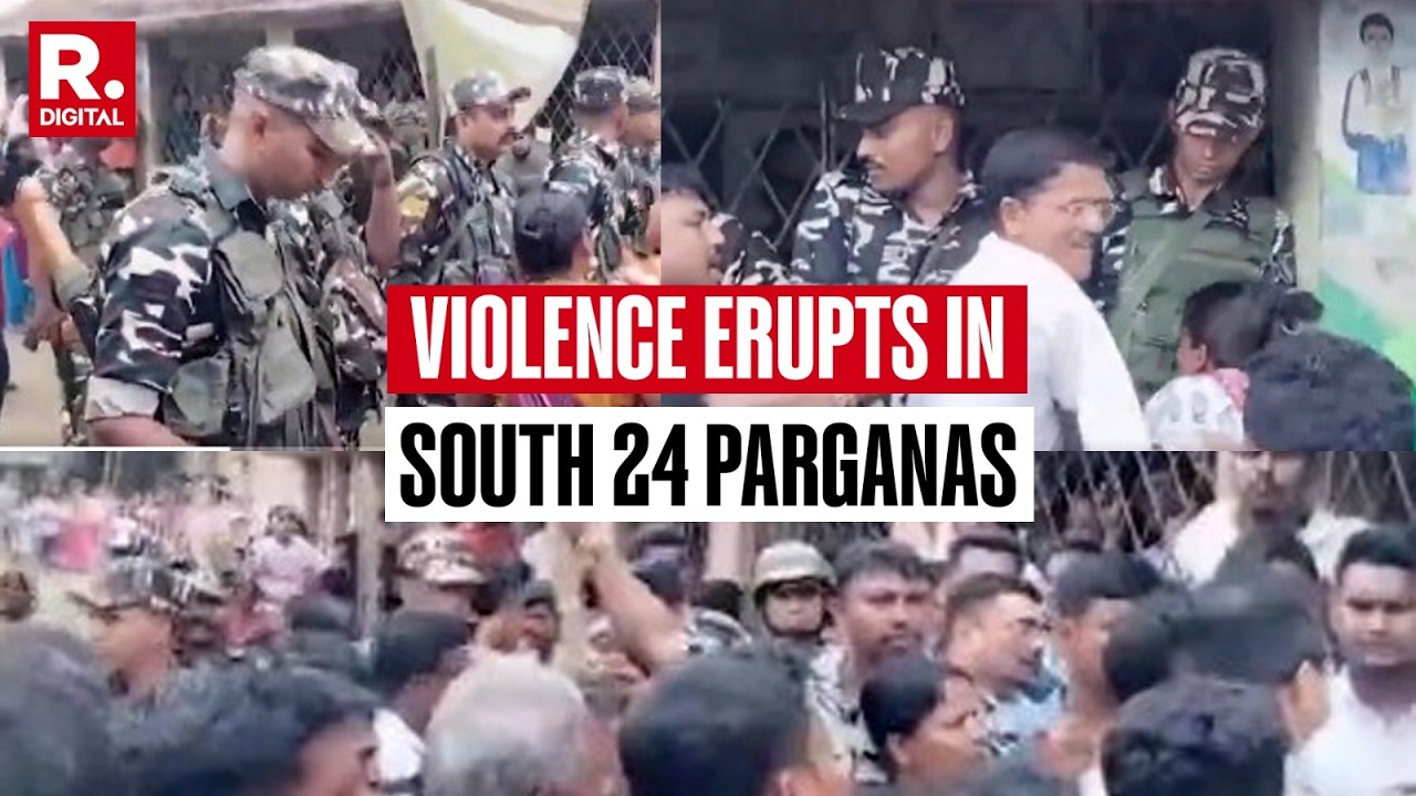 WB Elections 2026: Violence Erupts in South 24 Parganas, TMC Candidate Protests | BREAKING