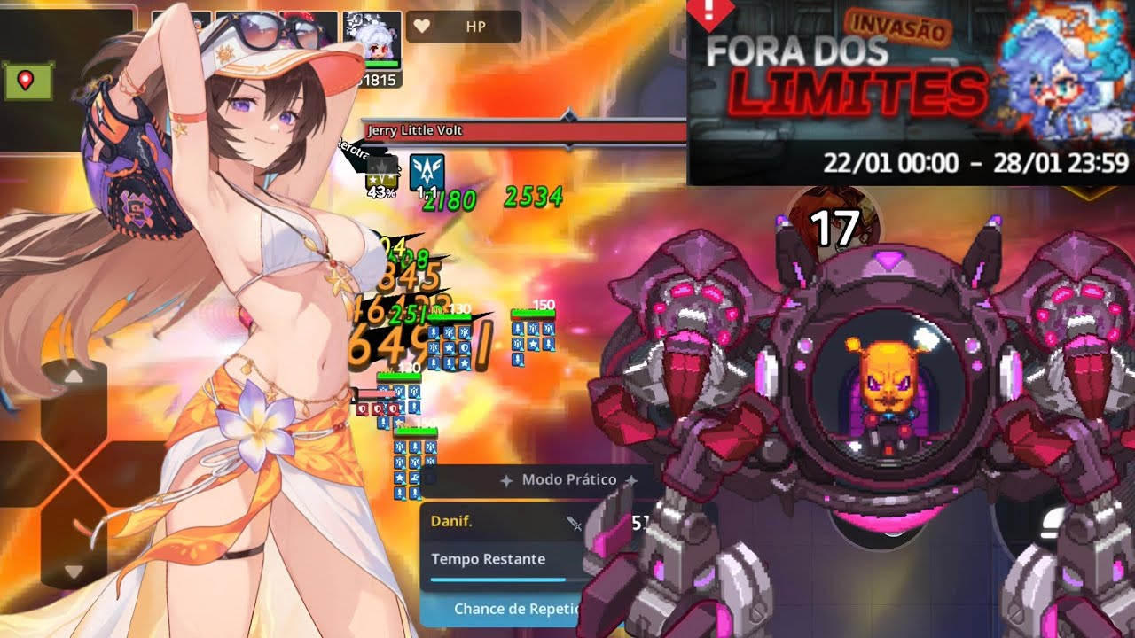 Guardian Tales RAID (Season 23) | Dicas e Rotações - VS Jerry Little Volt
