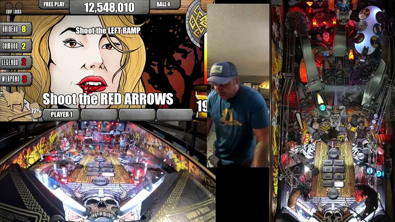 Legends of Valhalla Pinball gameplay (updated capture / streaming setup)