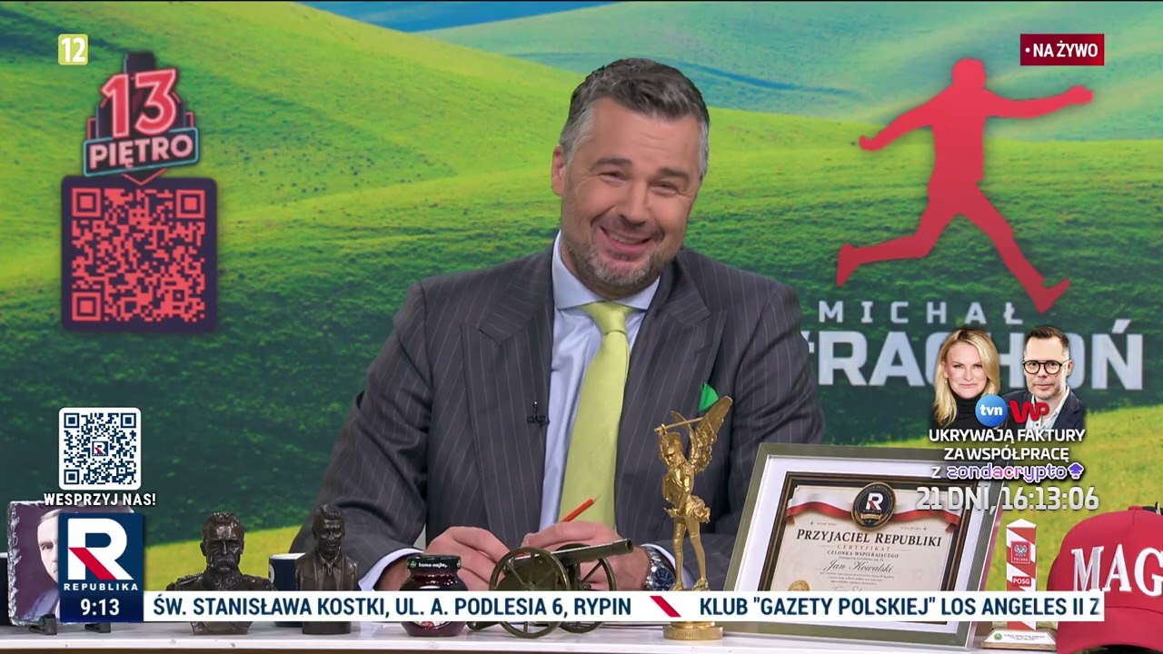 TAJNA AKCJA LUDZI TUSKA PRZYŁAPANA W NOCY! UCIEKALI PRZED KAMERĄ REPUBLIKI! Michał Rachoń