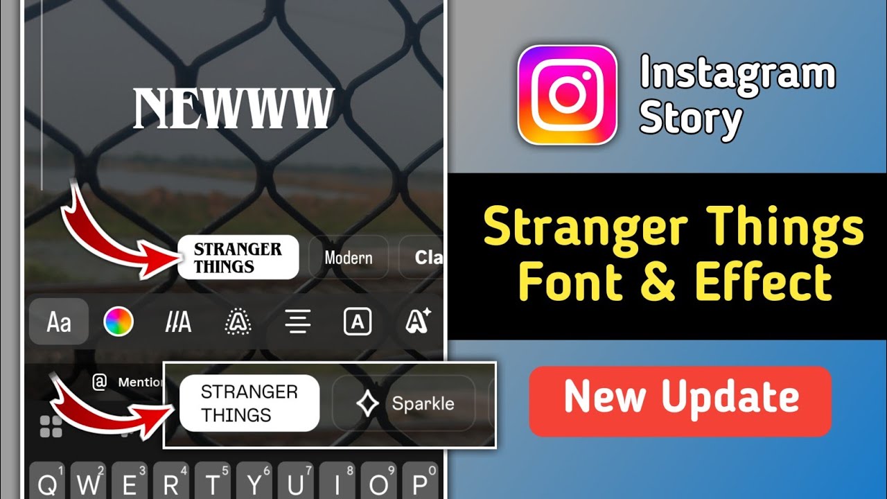 Instagram New Stranger Things Story Fonts and Effects Update
