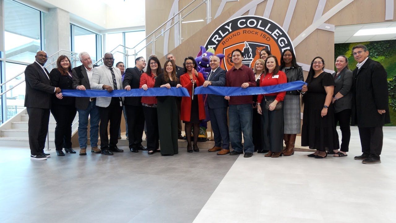 ECHS Ribbon cutting ceremony