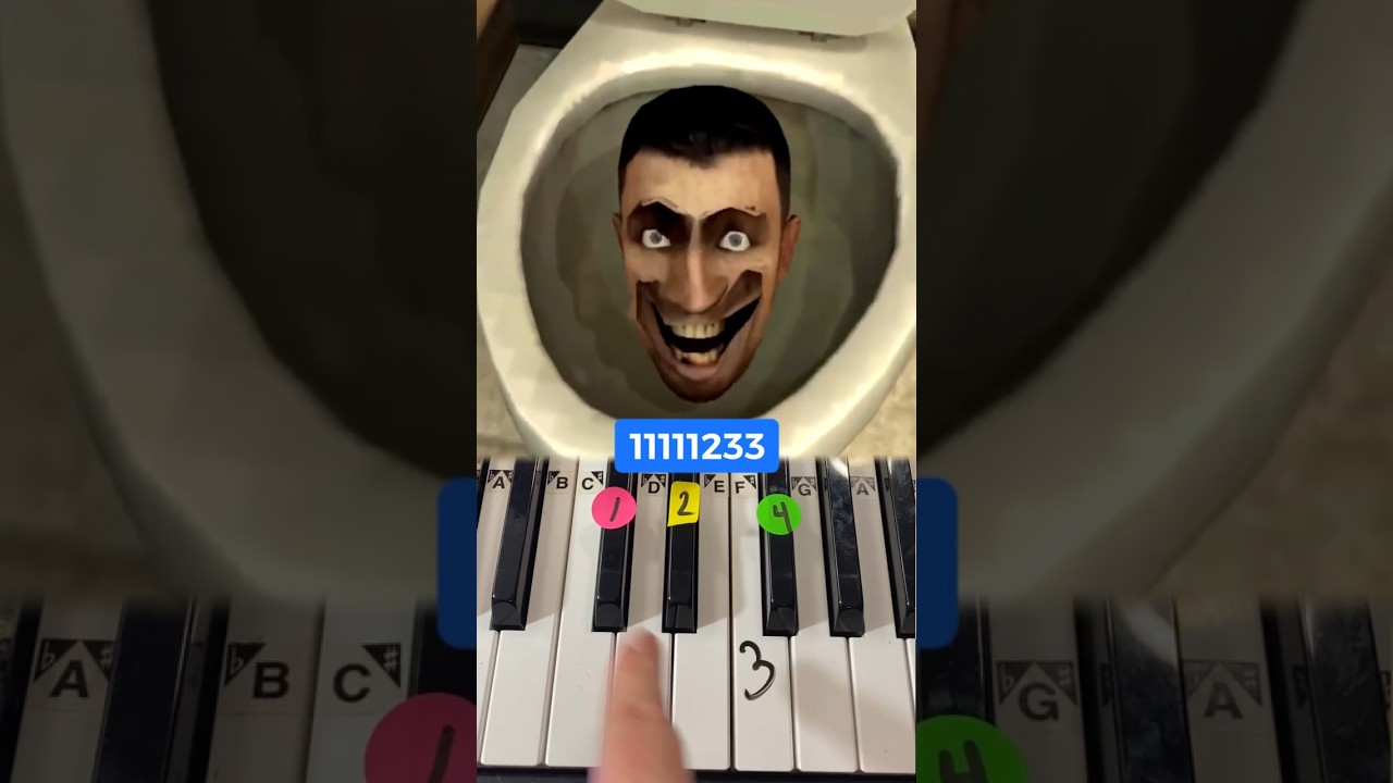 Skibidi Toilet 9 🚽 😲 Piano Tutorial