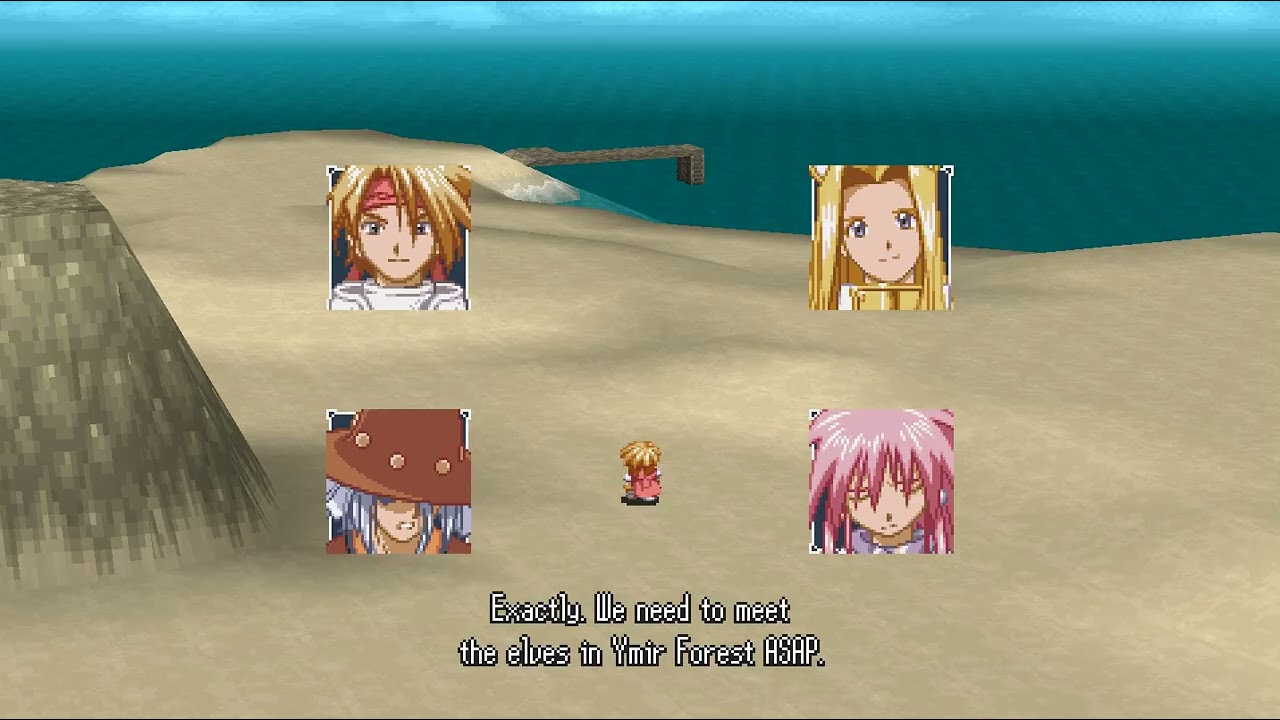 English Lets play Tales of Phantasia X  P12  (PSP): Exploring the elf village