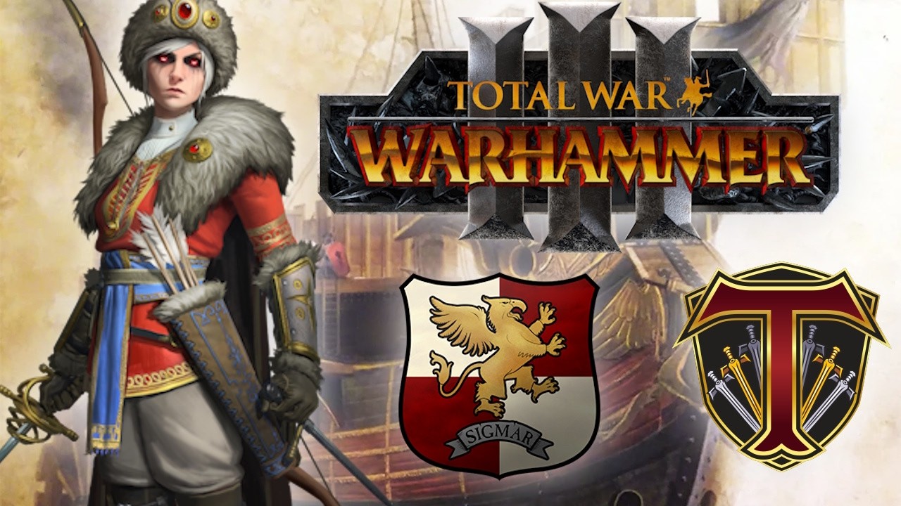 Ulrika & The LANDSHIP! Empire vs Greenskins - Total War Warhammer 3