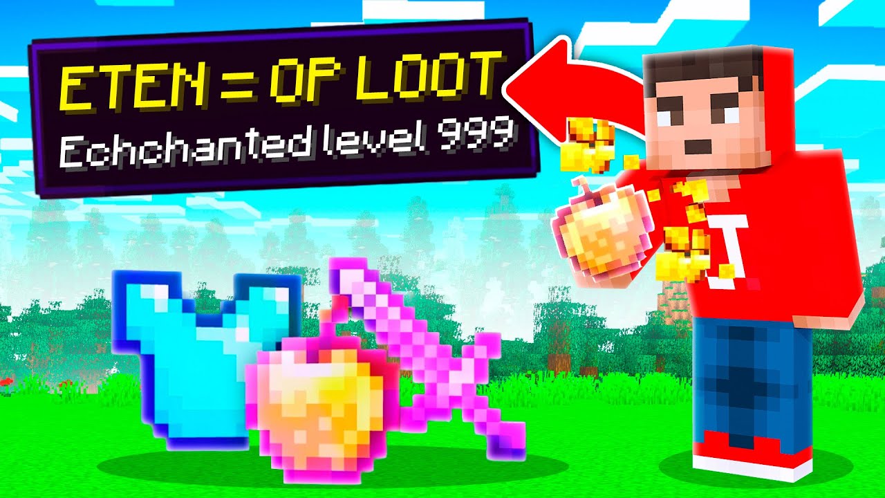 ETEN = MEGA GOEDE LOOT KRIJGEN In MINECRAFT!