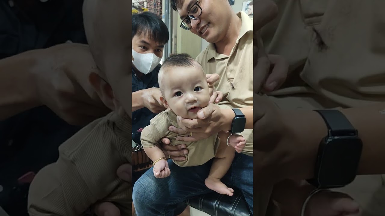 Sumo lần đầu đi hớt tóc