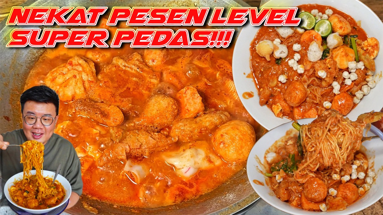 MENANTANG MAUT!! PESEN SEBLAK LEVEL SUPER PEDAS.. ASLI CABE RAWIT MERAH!!