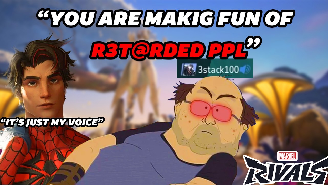 Random Teammate Seriously Gets Mad over me changing my Voice |Spiderman Ranked Trolling|