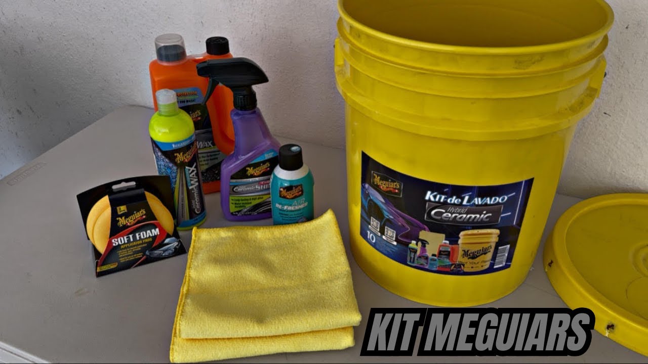 QUE INCLUYE EL KIT DE LAVADO AUTOMOTRIZ MEGUIARS / SUPER PRECIO