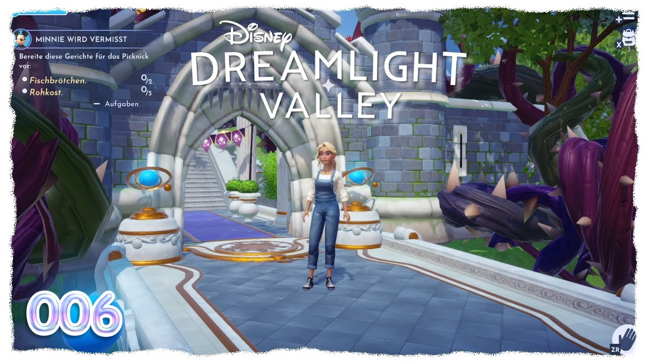 Disney Dreamlight Valley🫅[Switch]#006 Wir befreien das Schloss von den Nachtdornen