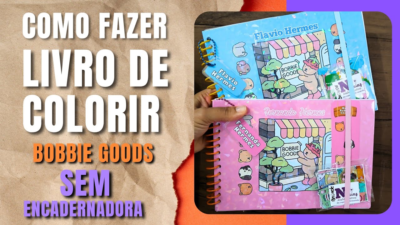 Livro de Colorir bobbiegoods sem encadernadora + Arquivo Grátis