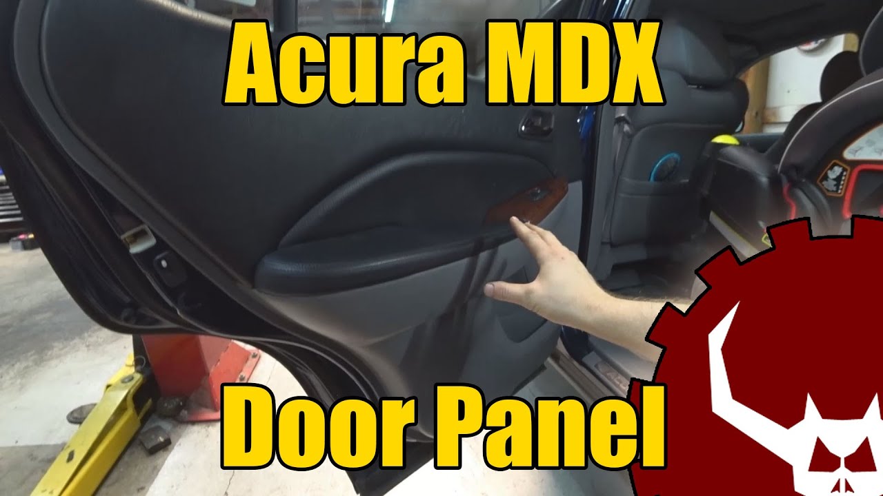 Acura MDX 2004 года. Стекло не поднимается. Снятие дверной панели.