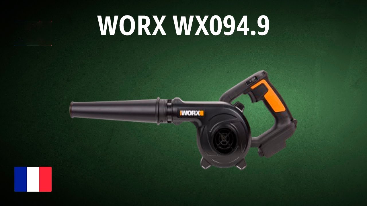Souffleur de feuilles sans fil WORX WX094.9 | TEST | Français