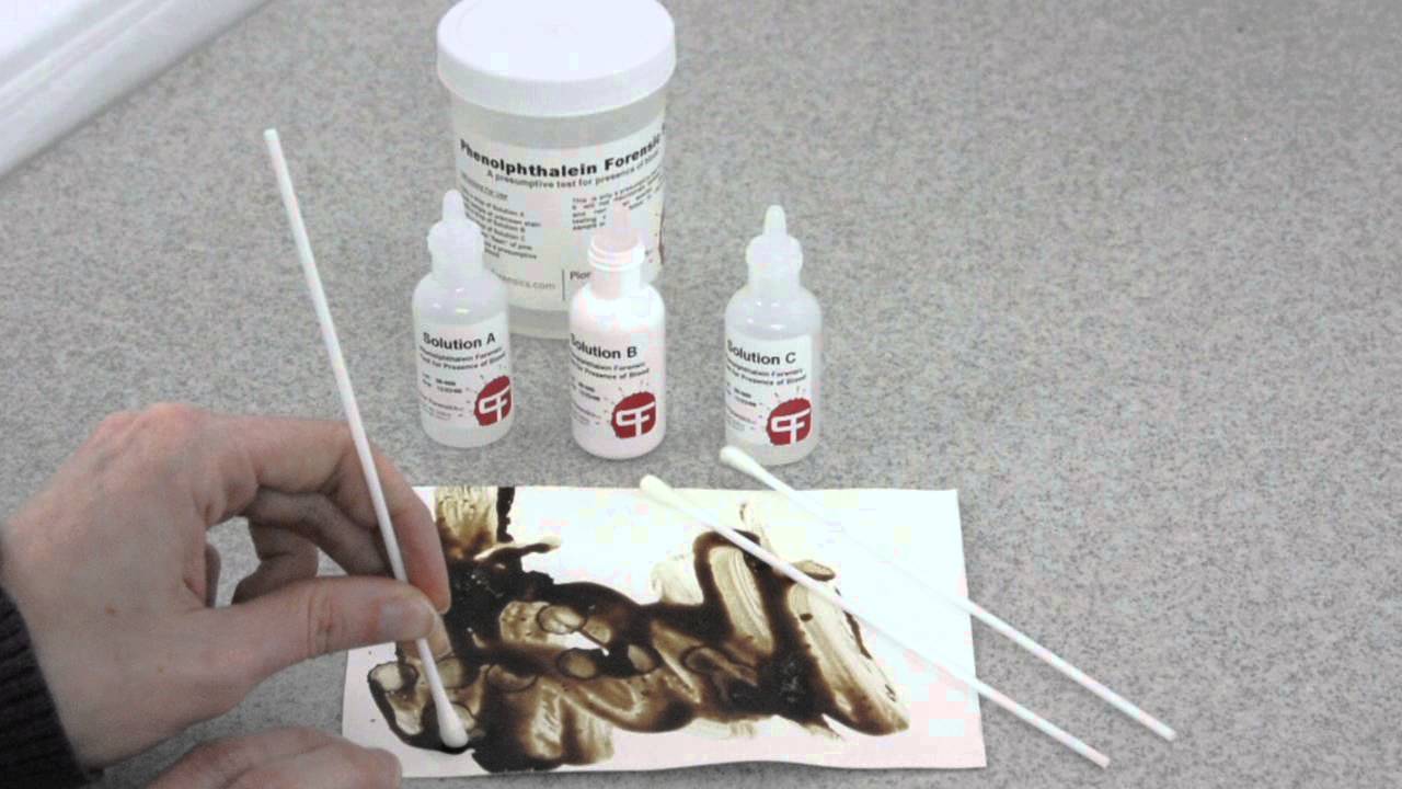 Phenolphthalein test