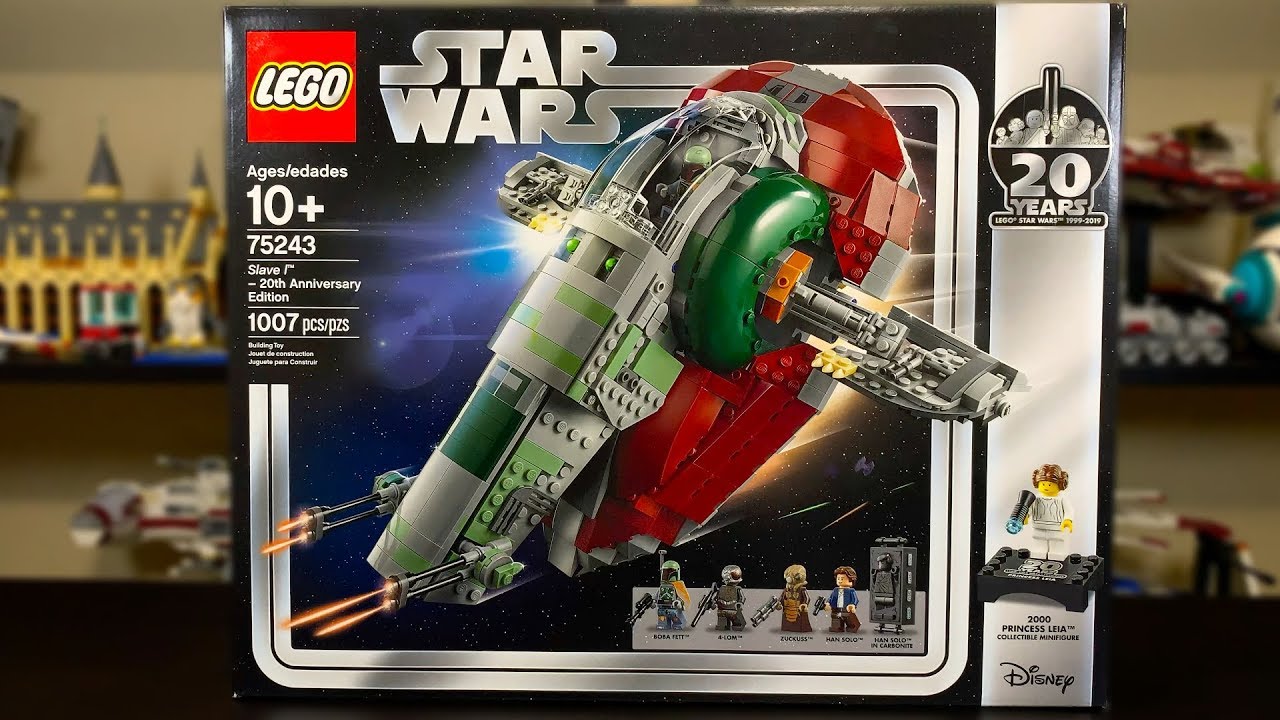 LEGO Star Wars 2019 SLAVE 1 - 20TH ANNIVERSARY EDITION Review! Set 75243!