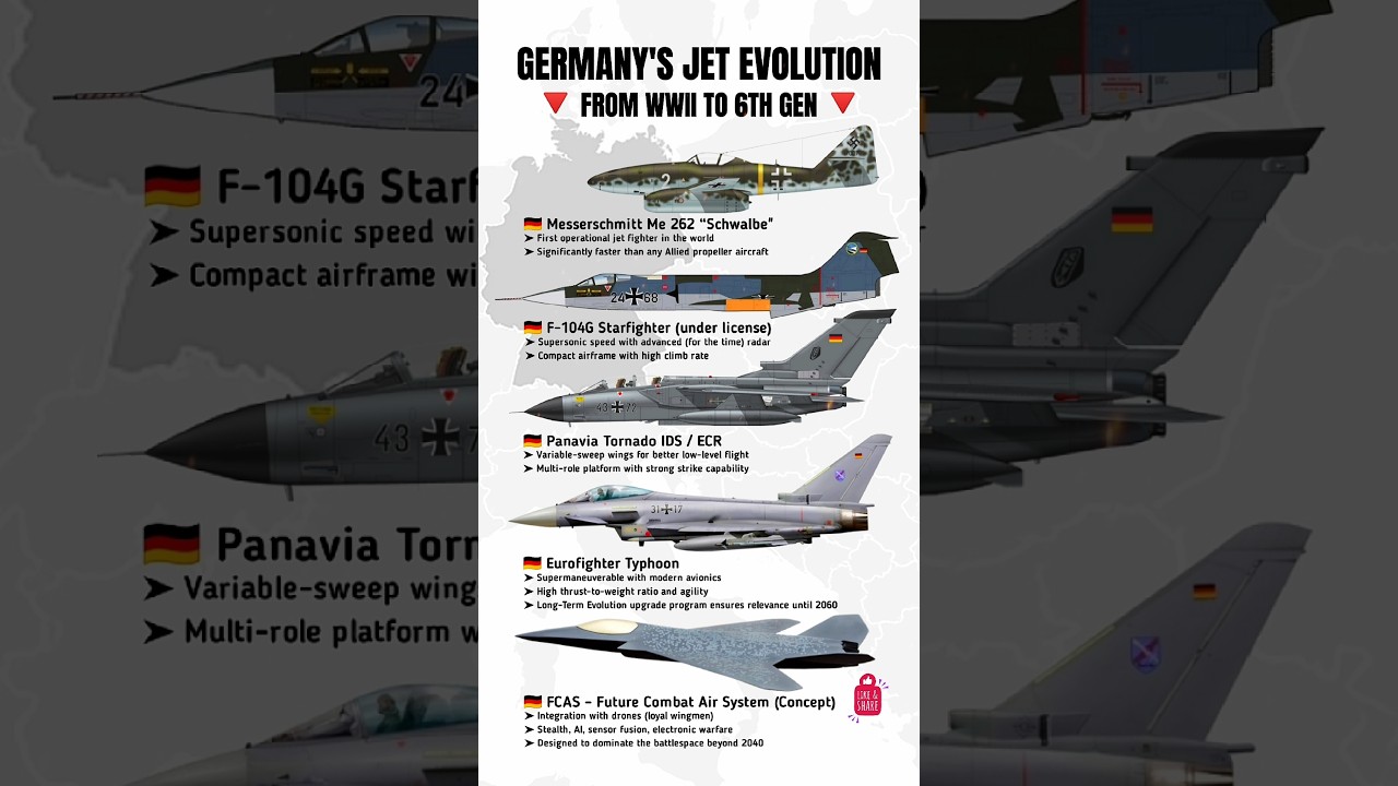 From WWII to 6th Gen &ndash; Germany&rsquo;s Jet Fighter Evolution