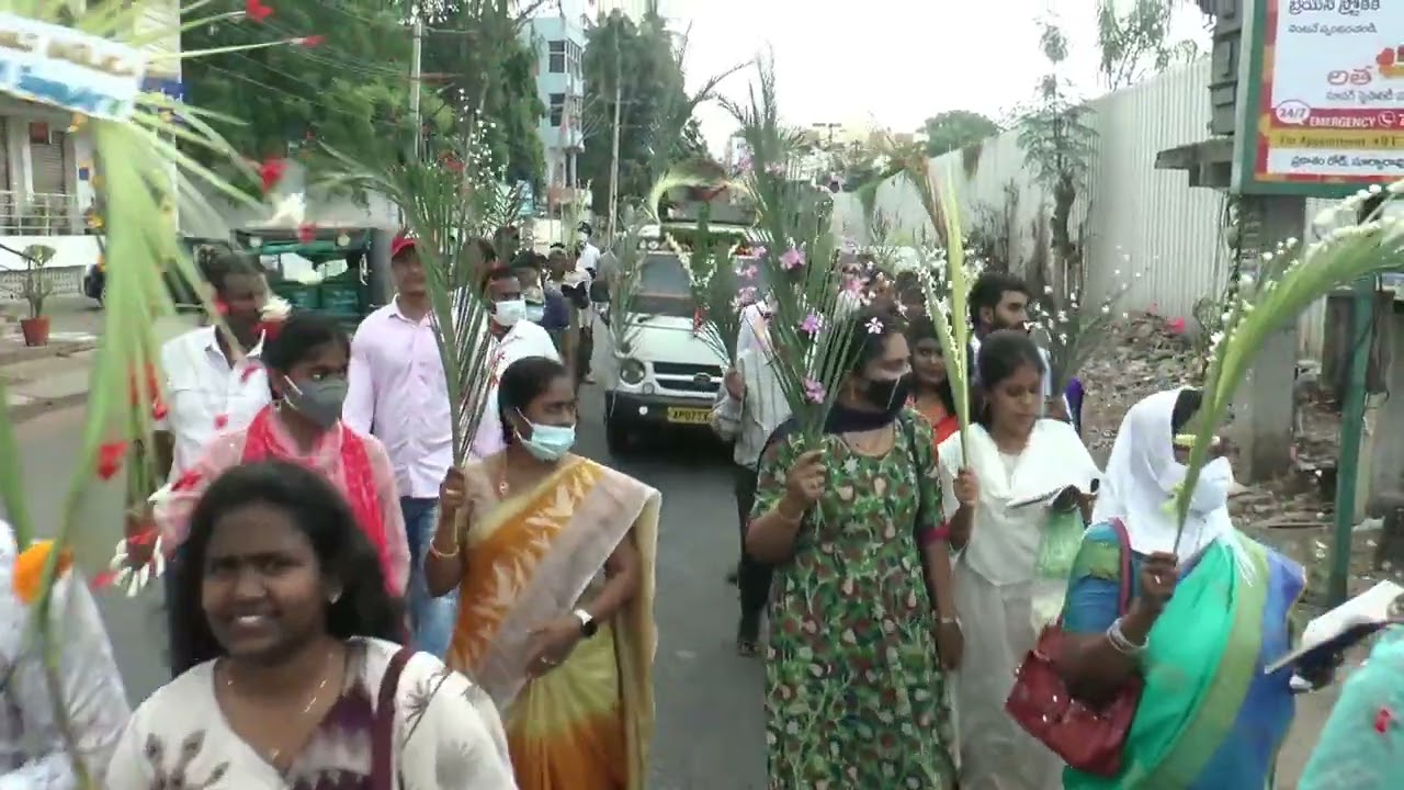 PALM SUNDAY Procession 2022 CSI St Paul's Basilica