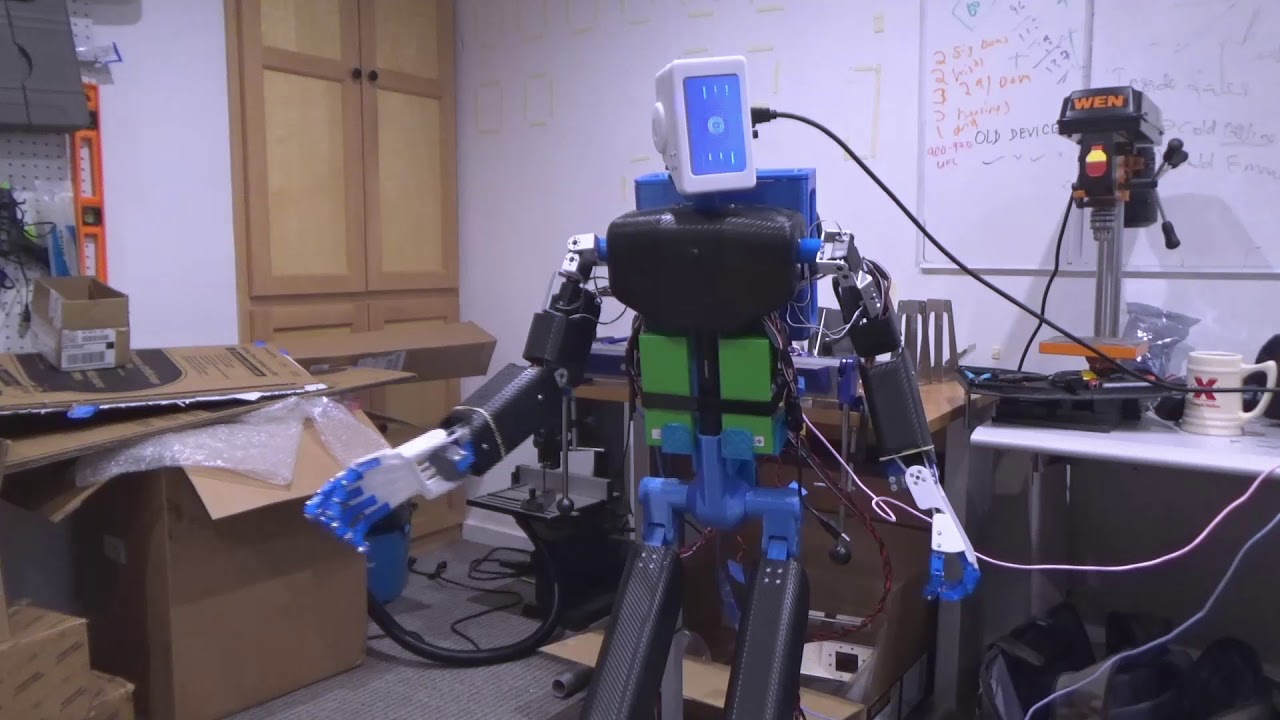 ASPIR v2 Humanoid Robot Motion Test