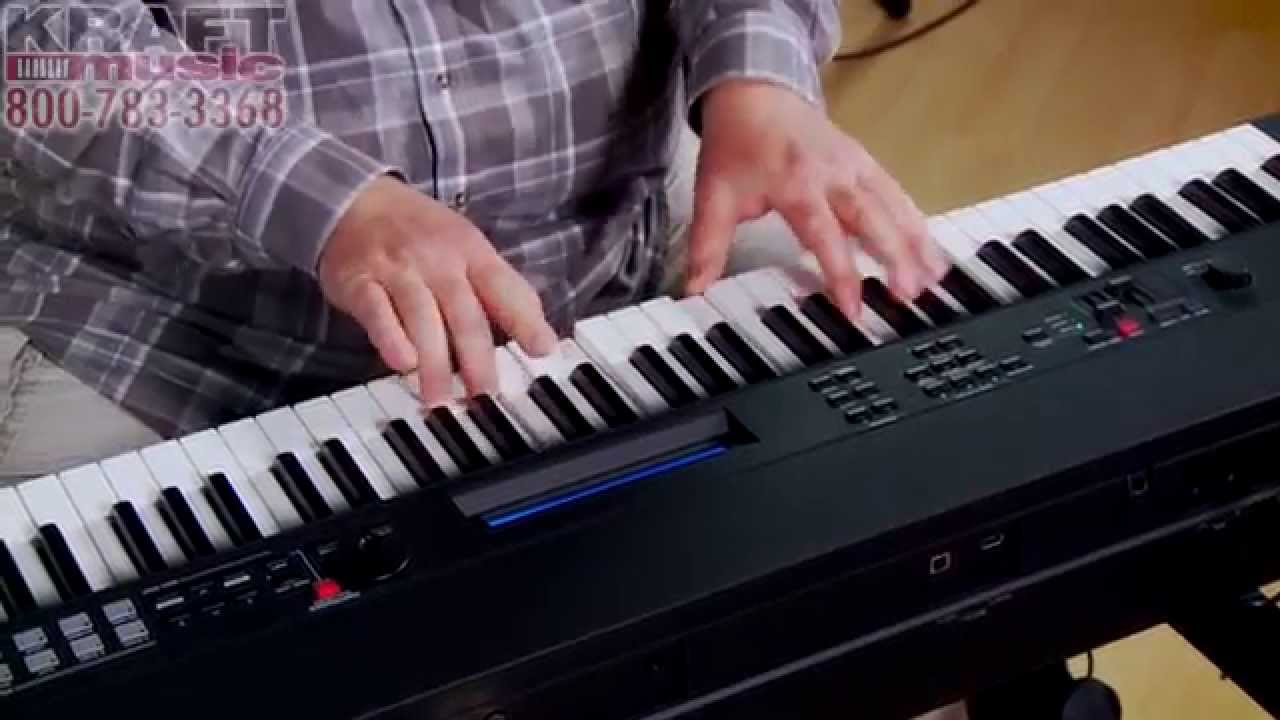 Kraft Music - Yamaha CP40 STAGE Piano Demo with Adam Berzowski