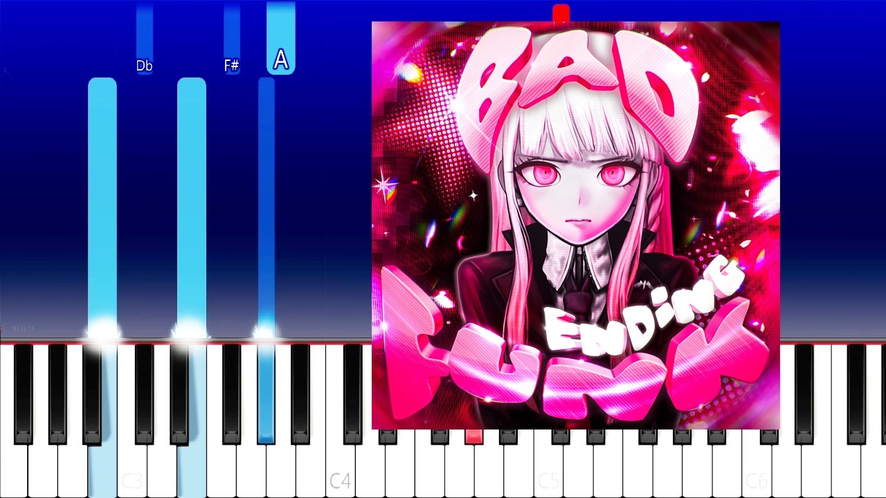 BAD ENDING FUNK &middot; Shimuda (Piano Tutorial)