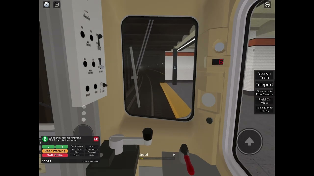 Operating an R62A on Roblox