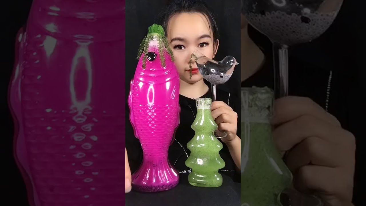 ASMR drinking